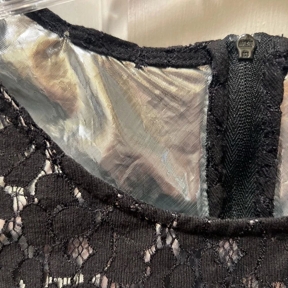 Justice black lace girls holiday dress size 12